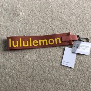 Lululemon never lost keychain